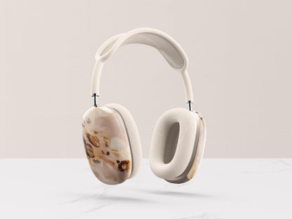 Custom Tortoiseshell AirPods Max Cover Personalized Monogram Skin Protective Ear Cups Headphone Case Gift Idea Travel Accessory for Her - Charles Alex