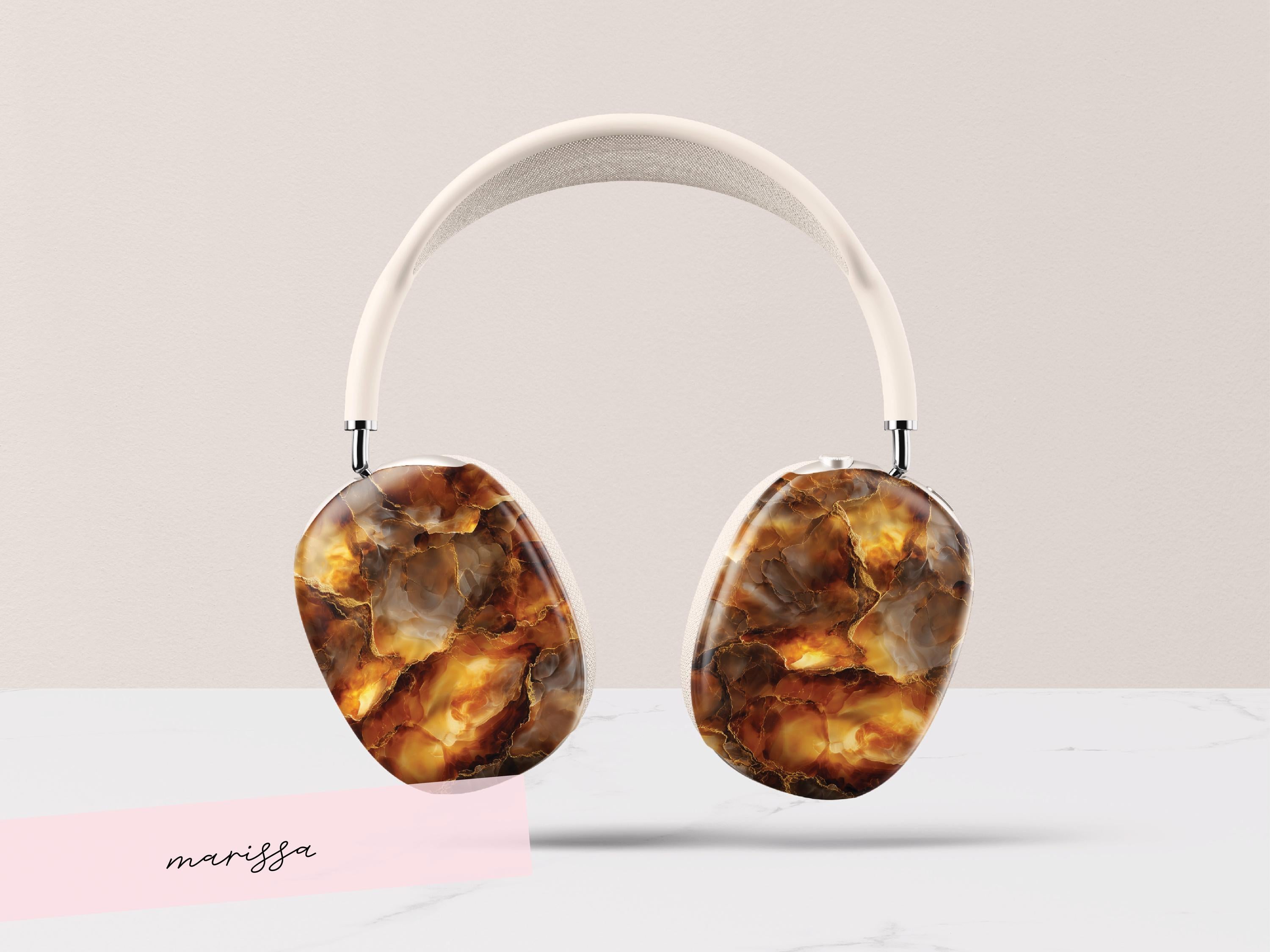 Adrienne - Tortoise Shell AirPod Max Cover - Charles Alex
