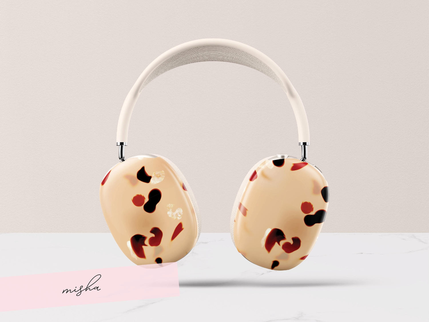 Adrienne - Tortoise Shell AirPod Max Cover - Charles Alex