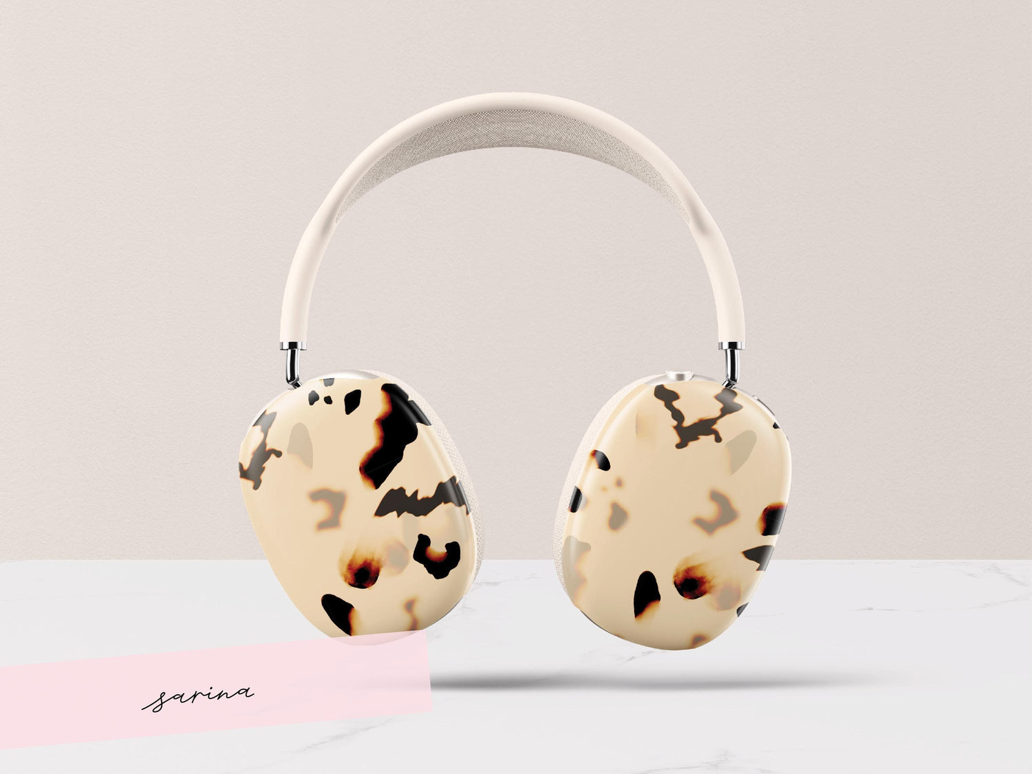 Adrienne - Tortoise Shell AirPod Max Cover - Charles Alex