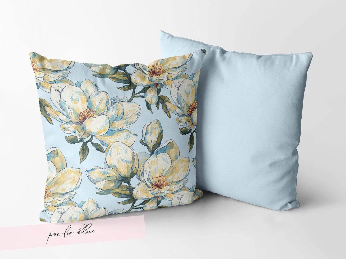 Magnolia Floral Throw Pillow and/or Cover - Charles Alex