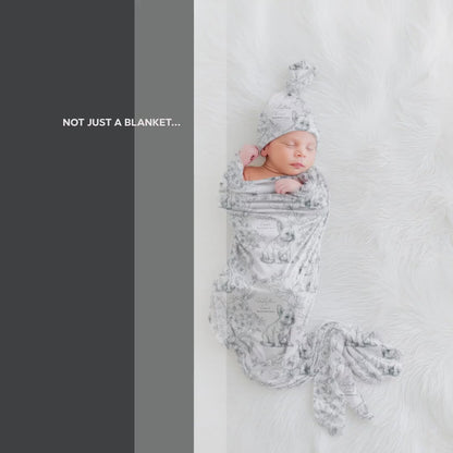 French Bulldog Toile Swaddle or Minky Blanket