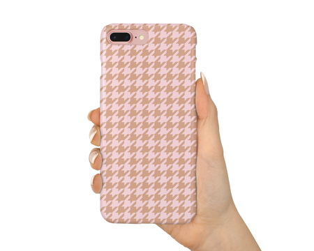 Peach Teal and Gold Marble Phone Case