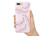 Pink Multi Feather Phone Case - Charles Alex