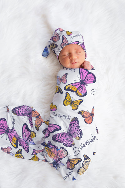 Butterfly Swaddle Blanket 17 - Charles Alex