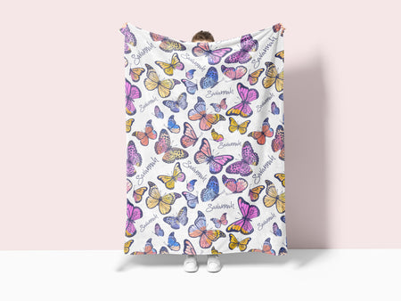 Butterfly Name Blanket Blanket 10