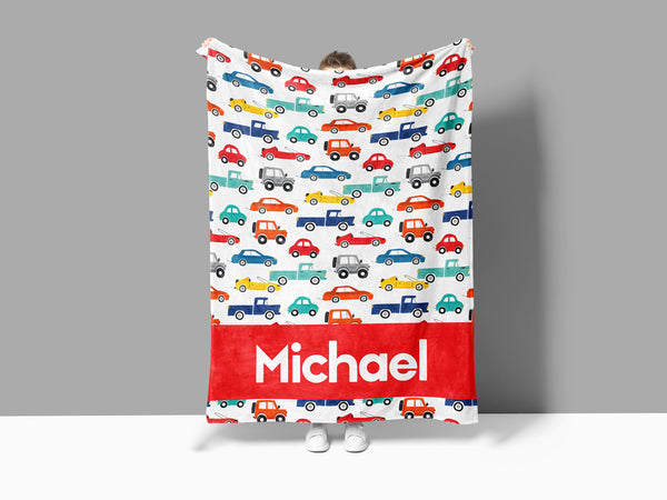 Car Minky Blanket 2 - Charles Alex