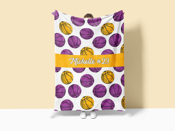 Basketball Blanket 10 - Charles Alex