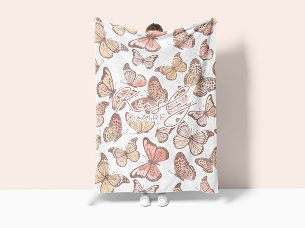 Butterfly Name Blanket Blanket 18 - Charles Alex