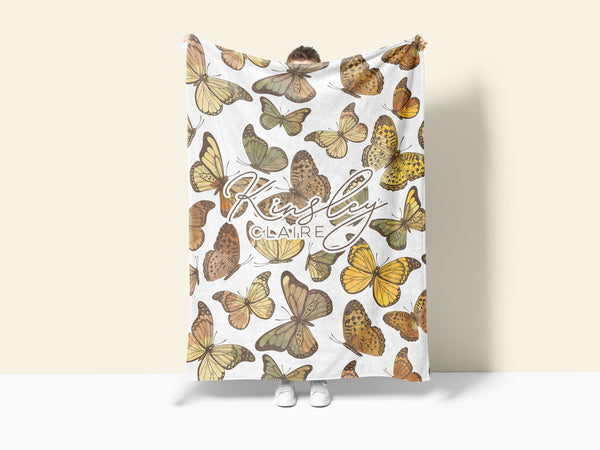 Butterfly Name Blanket Blanket 16 - Charles Alex
