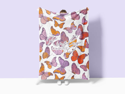 Butterfly Name Blanket Blanket 10 - Charles Alex