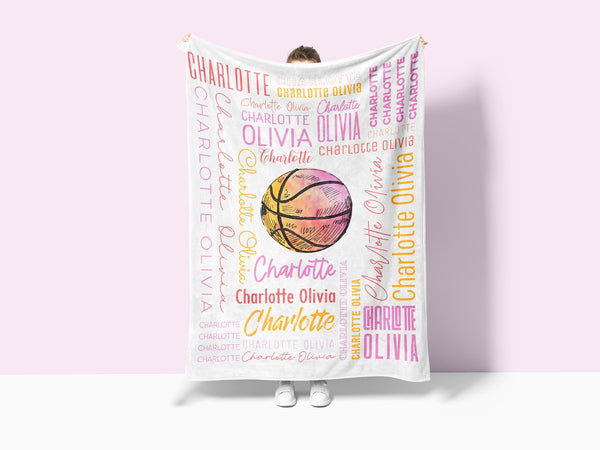 Basketball Blanket 6 - Charles Alex