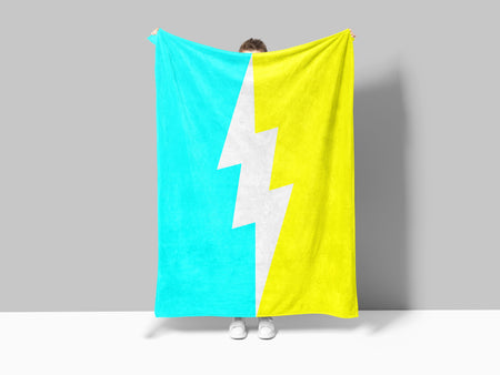 Lightning Bolt Throw Blanket 1